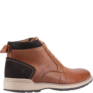 Hush Puppies Mens Dean Leather Boots (Tan)