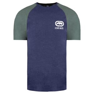 Ecko Unltd. Shadow Heren Navy Marl T-Shirt