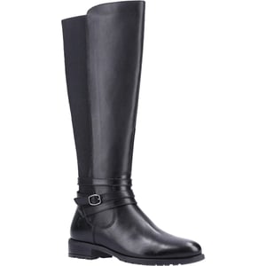 Hush Puppies Womens/Ladies Vanessa Leather Calf Boots (Black)
