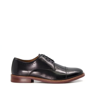 Dune Savion Leren Zwarte Oxford Schoenen Voor Heren