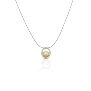 Orphelia Dames 925 Sterling Zilveren Ketting met Hanger - Zilver PEN-1992