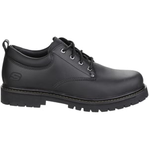 Skechers Tom Cats Svarta Lädersnörskor För Män