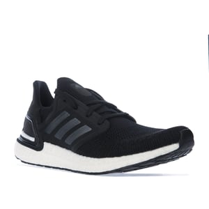 Men's adidas Ultraboost 20 Running Shoes in Black-White