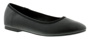 Platino Womens Flat Shoes Christina Slip On black