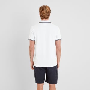 Biston Mens Polo Shirt - Optic White