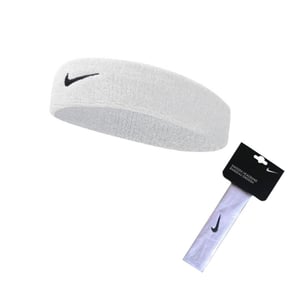 Nike Unisex Adults Swoosh Headband (White)