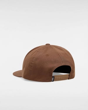 VANS Lopside Snapback Hat in Coffee Liqueur