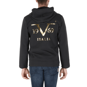 19V69 Italia Mens Hoodie Dark Grey THOMAS DARK GREY