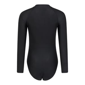 Mountain Warehouse Womens/Ladies Surfer Long-Sleeved One Piece Swimsuit (Jet Black)
