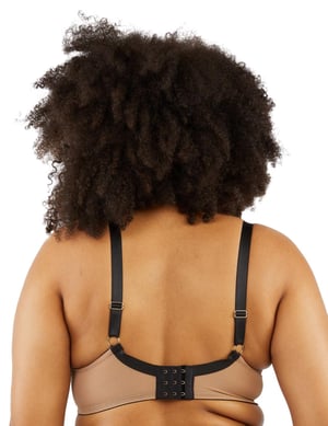 Playful Promises Alaina Mesh And Black Applique Bra