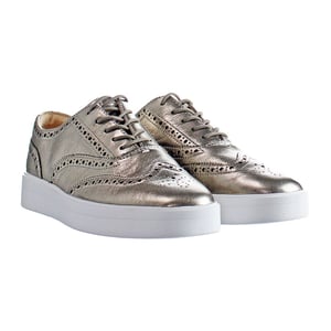 Clarks Hero Brogue Dam Silver Skor