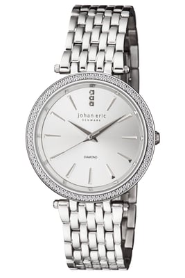 Johan eric: fredericia women's silver watch..