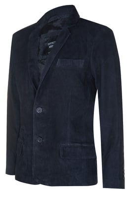 Blazer suède jas Zachte Italiaanse leren jas