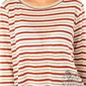 Dames-T-shirt met lange mouwen en ronde hals LWRE01