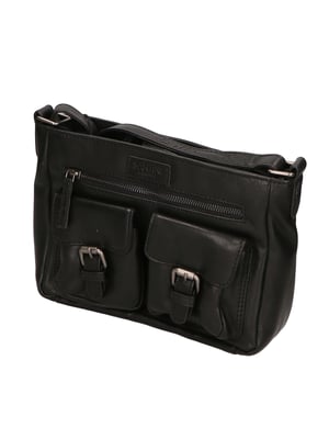 Santini schoudertas unisex BLACK