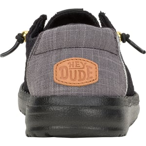 HEYDUDE Wendy Boho Crochet Polyester Damesschoenen Zwart