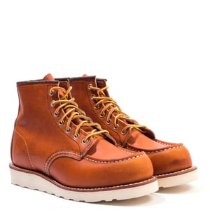 Men's Red Wing 875 Classic Moc Toe Leather Boots in Brown