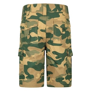 Mountain Warehouse Childrens/Kids Camo Cargo Shorts (Licht beige/groen)