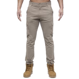 Enzo | Heren Cargo Broek - Beige