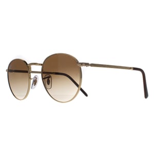 Ray-Ban Round Unisex Gold Brown Gradient RB3637 New Round