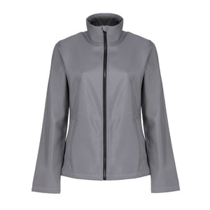 Regatta - Dames Ablaze Printable Softshell Jas (Steengries/Zwart)