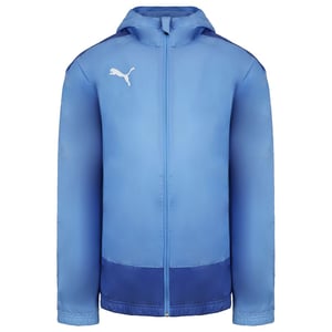 Puma GOAL Lange Mouw ZipUp Lichtblauw Heren Regenjas met Capuchon 656559 18