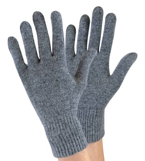 Stickade Magic Thermal Wool-handskar för damer / damer för kallt väder