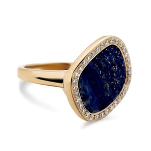 Orphelia Dames 925 Sterling Zilveren Ring - Goud ZR-7468