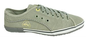 Puma Rudolf Dassler Scherenbahn Heren Trainers Leer Grijs Veters Omhoog 346190 02 B6D