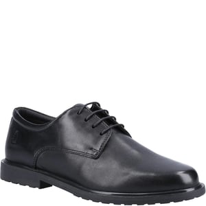 Hush Puppies Womens/Ladies Verity Plain Leather Oxfords (Black)