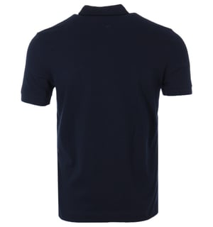 Lacoste Paris Stretch Cotton Pique Polo Shirt - Navy Blue