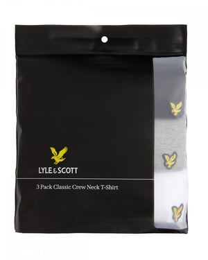 Lyle & Scott 3-pack lounge T-shirts - veelkleurig