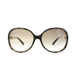 Gucci Sunglasses 0076S 003 Havana Gold Brown Gradient
