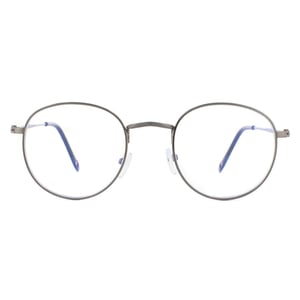Montana Round Gunmetal Grey Unisex Women Glasses Frames