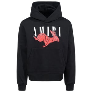 Amiri CNY konijnlogo zwarte hoodie