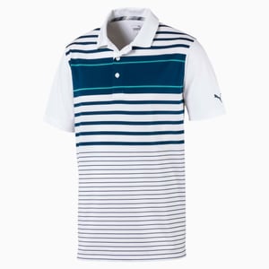 Puma Cobra Spotlight Randig Sport Golf Polotröja med krage 577882 16