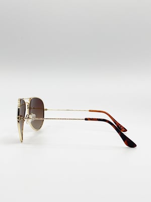 Classic Brown Aviator Sunglasses Polarized