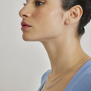 Luxenter collier afgewerkt in 18K geel goud - Kysa