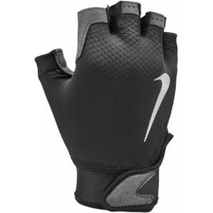 Nike Heren Ultimate Zwaargewicht Fitness Vingerloze Handschoenen (Zwart/Wit/Grijs)