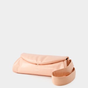 Cannolo Grande Vadderad Hobo Bag - Jil Sander - Läder - Peach Pearl