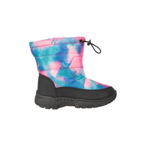 Mountain Warehouse Toddler Caribou Adaptive Tie Dye Snow Boots (Lichtroze)