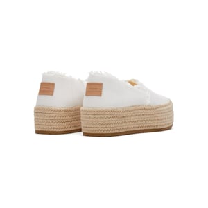 TOMS Valencia 100% Bomull Vita Espadrilles för kvinnor