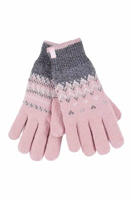 Heat Holders - Womens Nordic Fleece Lined Thermal Gloves