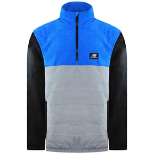 New Balance Relaxed Mens Blue/Grey Jacket