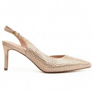 Montevita Heel Shoe Festshoe3 In Gold