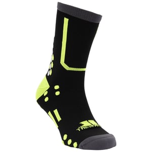 Trespass Unisex Dash Fietssokken voor volwassenen (Zwart)