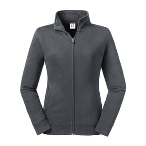 Russell Womens/Ladies Authentic Sweat Jacket (Convoy Grey)