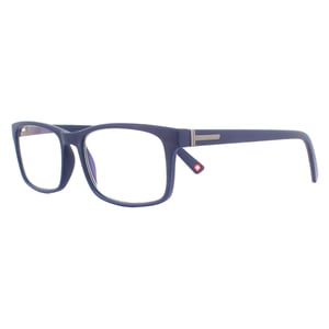 Montana Rectangular Unisex Matte Blue Glasses