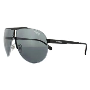 Carrera Aviator unisex ruthenium mat zwart grijze blauwe zonnebril