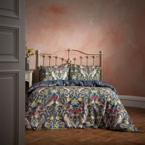 EW by Edinburgh Weavers Liberty Floral Birds Luxury Cotton Duvet Cover Set